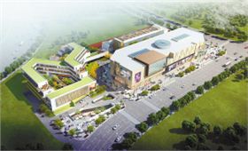 徐州高铁站区街坊中心因无电照明系统更引人入胜