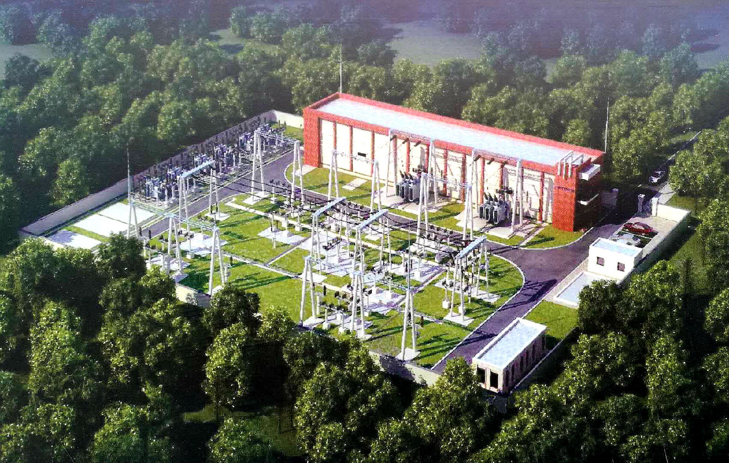 广东清远市110KV沙坑输变电站项目——光导照明应用