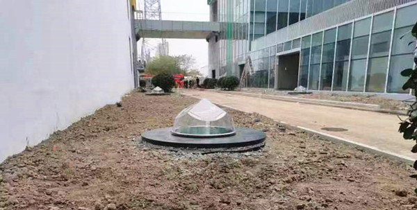 无电照明用于上海苏文电能厂房